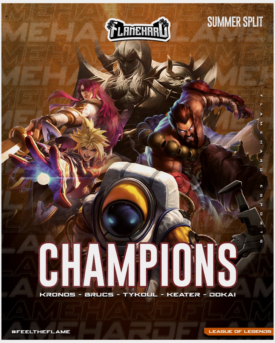 "Started from the bottom now we're here"
WE ARE THE CHAMPIONS OF THE SECOND SPLIT!