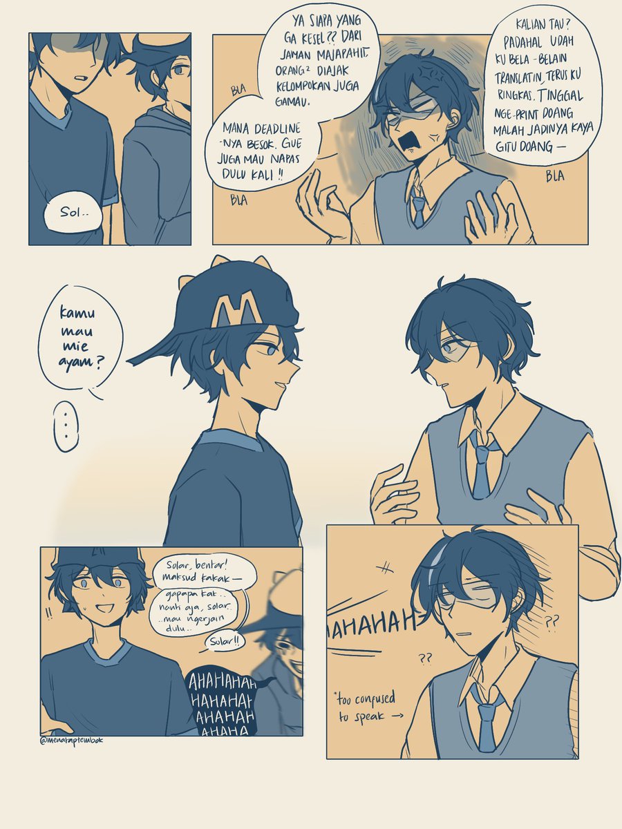 "Food is the only solulu" 
#Boboiboy