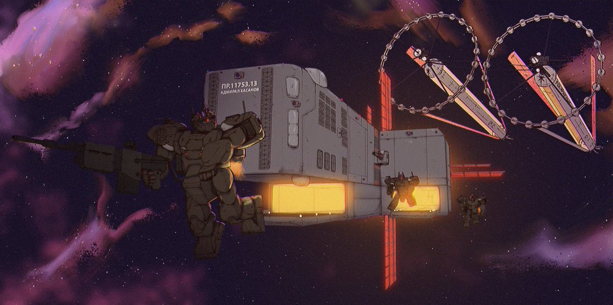 iaArt1's tweet image. introduction to SDF, a 🧵

Year 0119, Rational Calendar. Over a century after nuclear war scarred its cradle planet, Plateia, mankind has not learned. Now spread across the whole Solar System and possessed of giant humanoid weapons, four power blocs seek to fight for their…