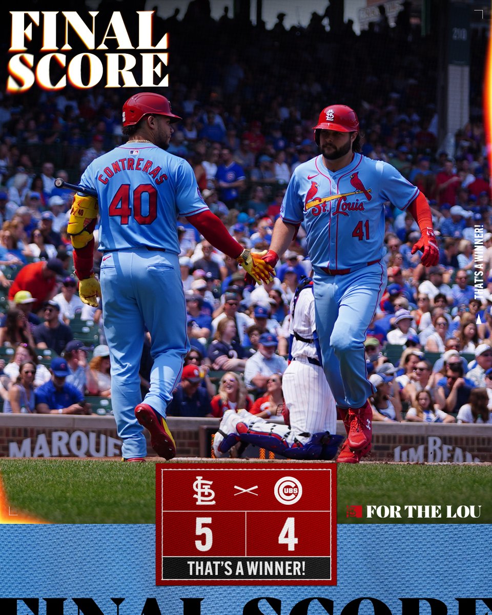 Cardinals's tweet image. That's a Comeback Winner!!

#ForTheLou