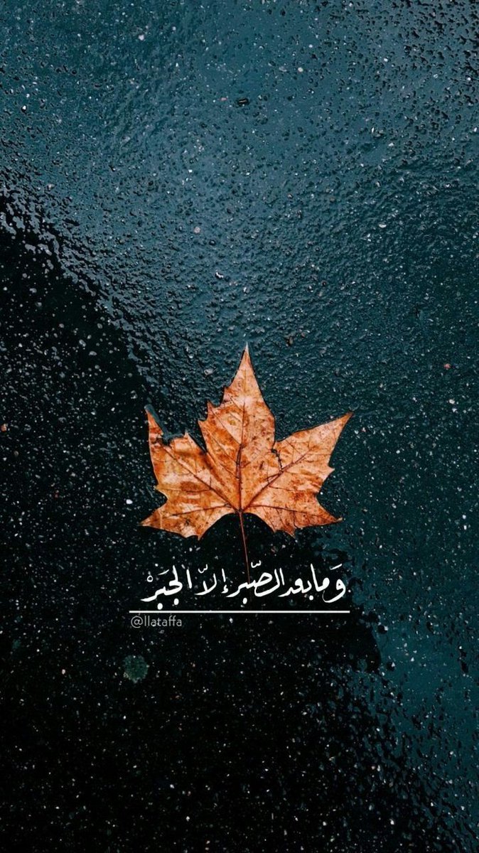 وَما بعد الصّبر إِلاّ الجَبر🤎..