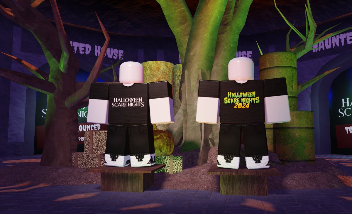 SalientCoROBLOX's tweet photo. Hey @UniRobloxGame we heard the haunts are coming back.

You know what that means?

It means we are gonna dread making so much merch for the event!

Here's a preview...

Find this clothing only at: https://t.co/0hohM5Wp3l https://t.co/NtF9VwLbuZ