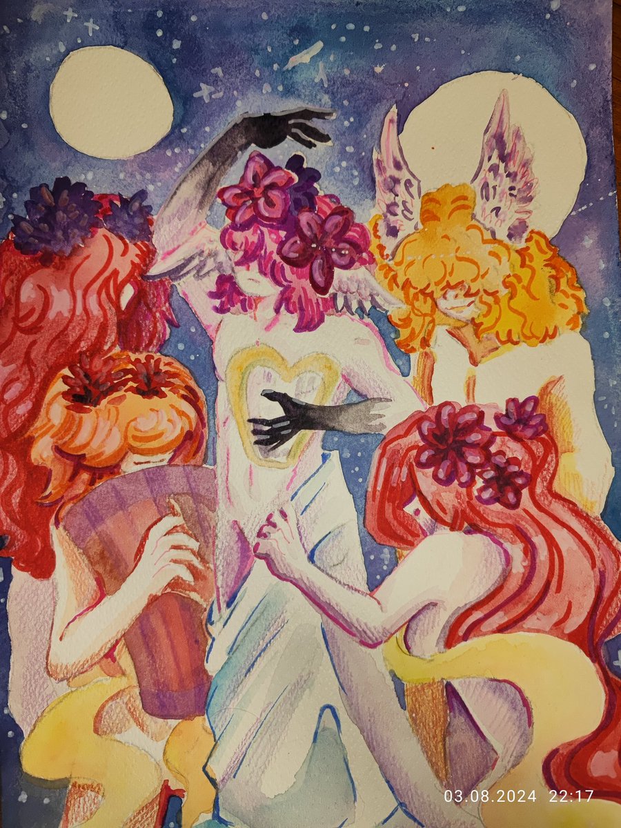 SonyMarmeka's tweet photo. #drawingart 
#Watercolour https://t.co/PozspGrTRS