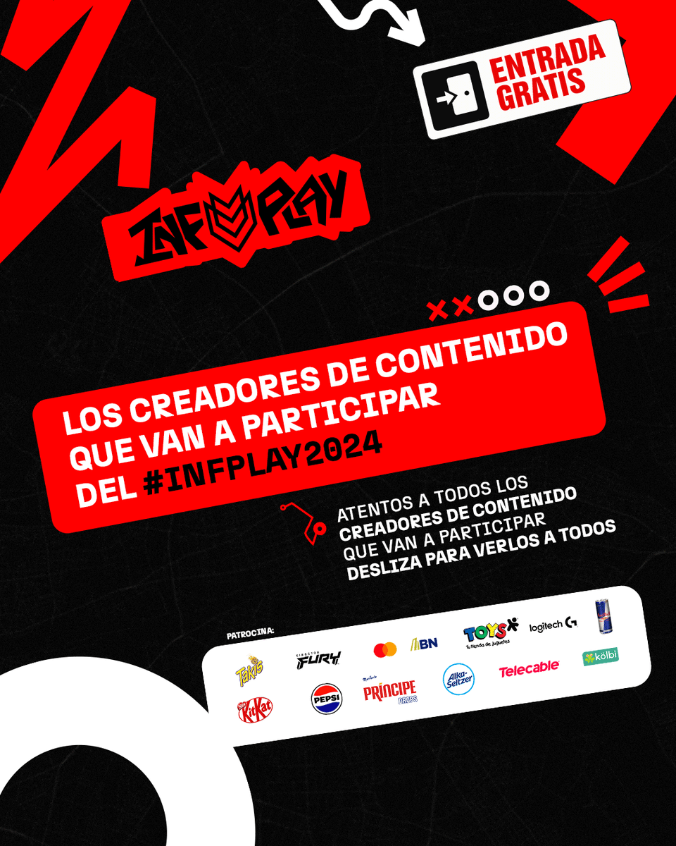 INFINITYPlayCR's tweet photo. ¡CREADORES DE CONTENIDO EN #INFPlay2024! 🎪
Estos son los creadores de contenido que nos acompañarán este 3 y 4 de agosto en #INFINITYPlay. ✨ https://t.co/8PhY192jb2
