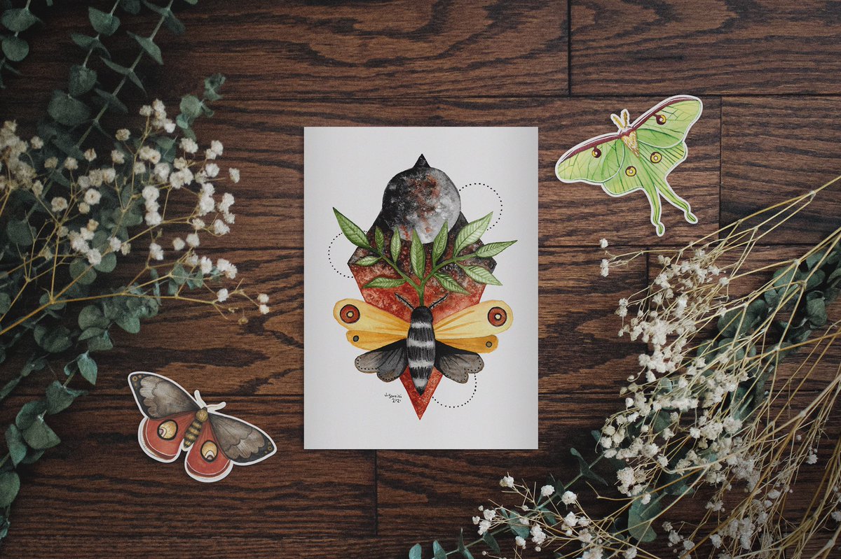 studiojulep's tweet photo. @ThinkDesign_Ed Hey! I'm Studio Julep and I am a watercolor artist and illustrator. 

I have prints, stickers, and mystery mailers available in my online shop! Please check them out 🖤✨

https://t.co/zsYSAtr9gl https://t.co/pryDwOuwdf