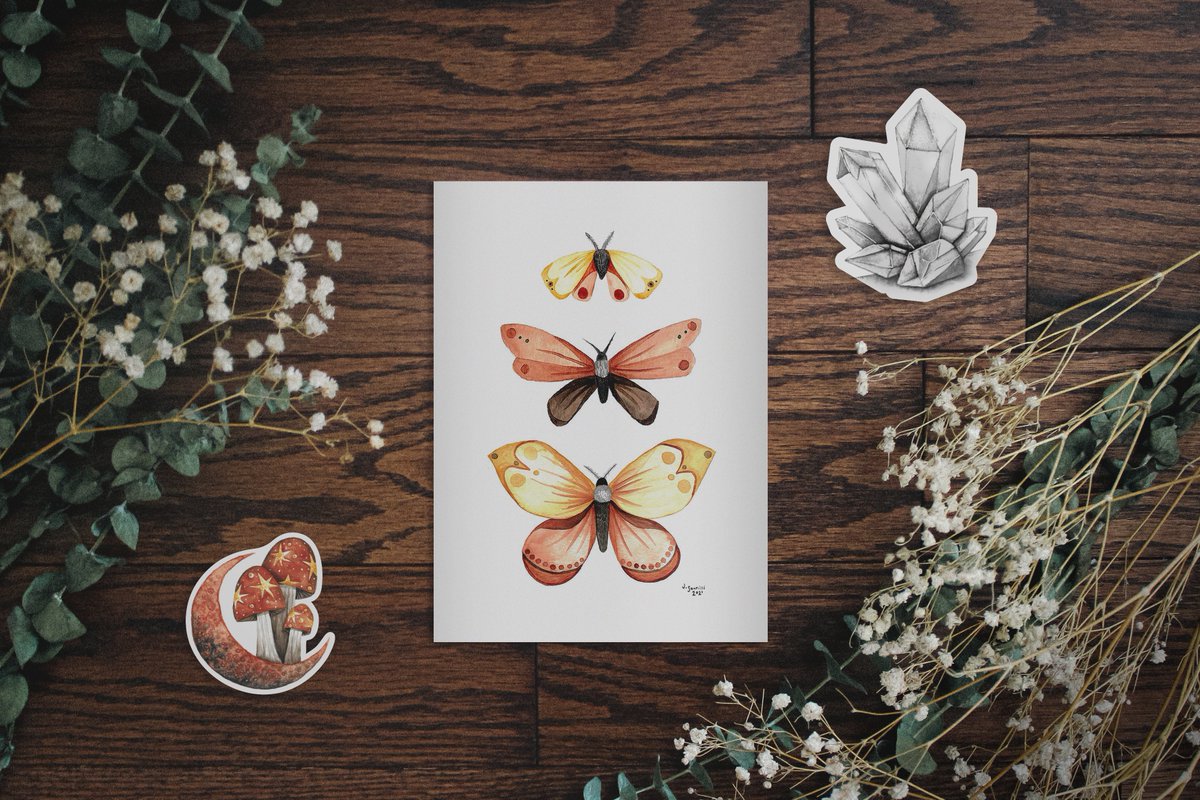 studiojulep's tweet photo. @ThinkDesign_Ed Hey! I'm Studio Julep and I am a watercolor artist and illustrator. 

I have prints, stickers, and mystery mailers available in my online shop! Please check them out 🖤✨

https://t.co/zsYSAtr9gl https://t.co/pryDwOuwdf