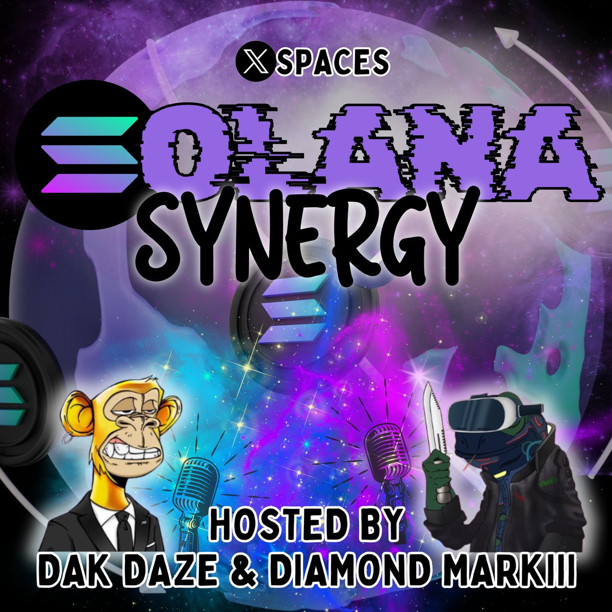 DiamondMarkiii's tweet photo. Catch me with @dak_daze @ 7:30 tonight for @SOLANA_SYNERGY 

What are some topics you would like to listen to today? 

Would love to have some convos going with the fam 💎

Set your reminders below ⬇️ https://t.co/05HqDetUf4