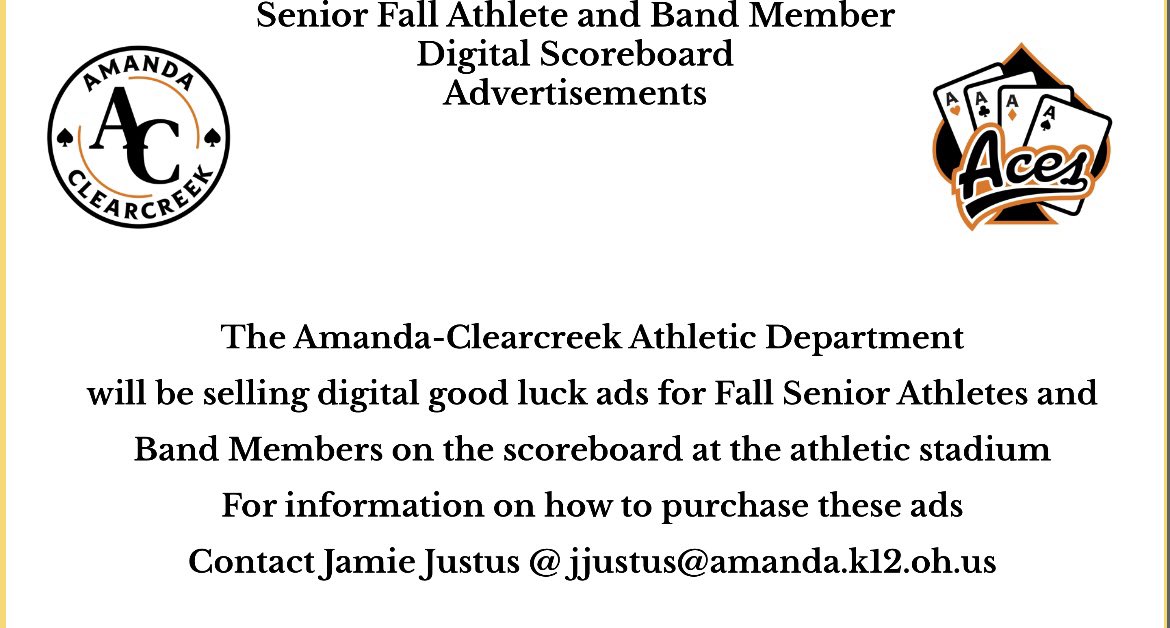 Senior ads on sale now!!