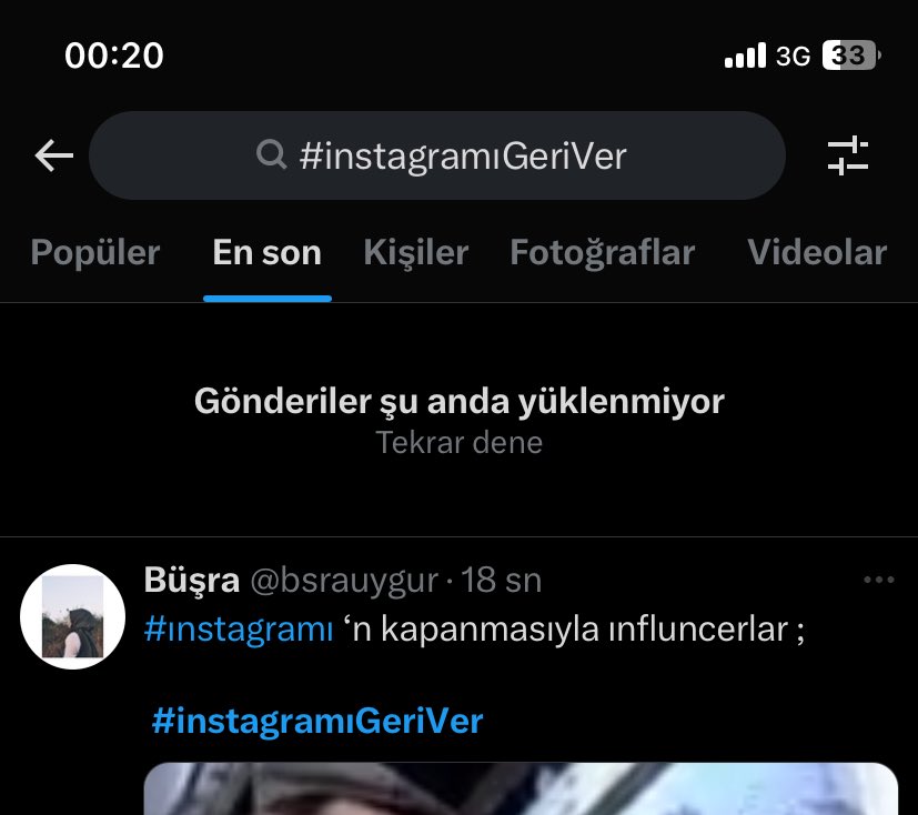 Oğlum burayı da mı kapatacaksınız! Gerçekten yeto…. #instagramıGeriVer