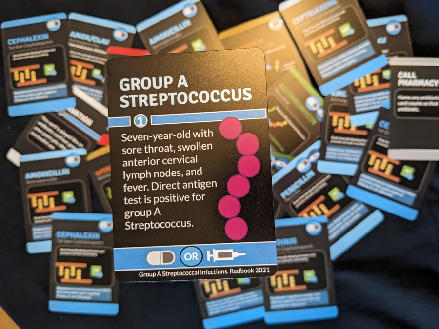 I don't tweet this enough but I made a card game to teach antibiotic guidelines. It has been a finalist for two national awards and is really great. You should buy a copy for yourself and a friend.
drivethrucards.com/m/product/4518…