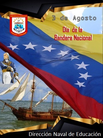 #03 Ago desde la Dirección Naval de Educación (DNAED) celebramos con orgullo el Día de Nuestra Bandera Nacional.