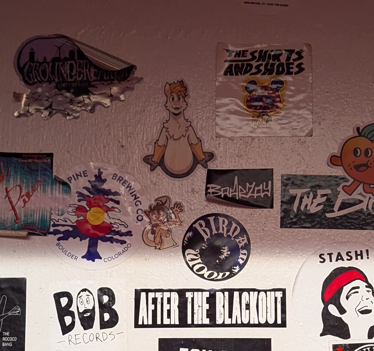 Spotted at load-in- which one of you did this