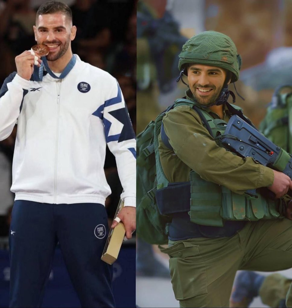 FonsiLoaiza's tweet photo. Se llama Peter Paltchik y ha ganado una medalla en los Juegos Olímpicos. Firmó proyectiles dirigidos a niños palestinos en Gaza. Asco y vergüenza. https://t.co/66tDSeF9uy