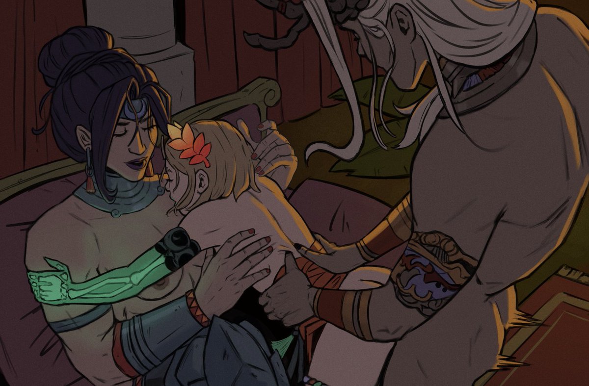 JusOverArt's tweet photo. I'm still waiting on the full release to play but Hades 2 already got its grip in me 

I wasn't doing this with Meg and Than but I'm damn sure here for Nemesis and Moros! https://t.co/JUY6cSF8N5