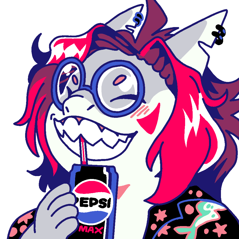 koboldcourier's tweet photo. I SIPPY DA PEPSI!!!
A fantastic art I got from @batshaped  !!!! AND IM WEARING MY MOST WORN SHIRT WAHEYY https://t.co/tAgdxgjq53