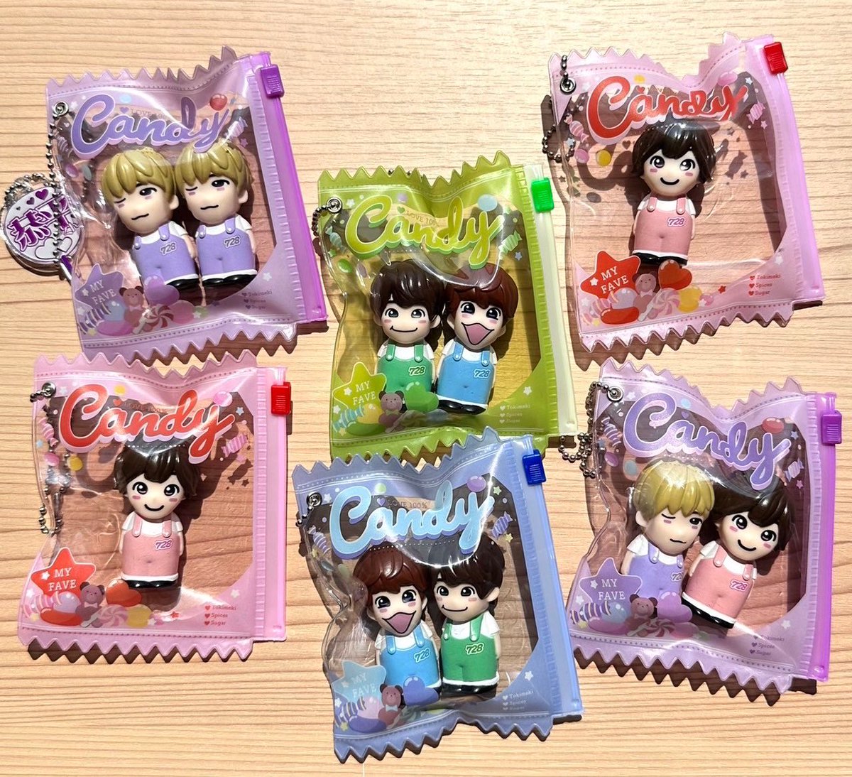 🩷ちゃんがみんなにプレゼントしてくれたケースにインした指人形たち