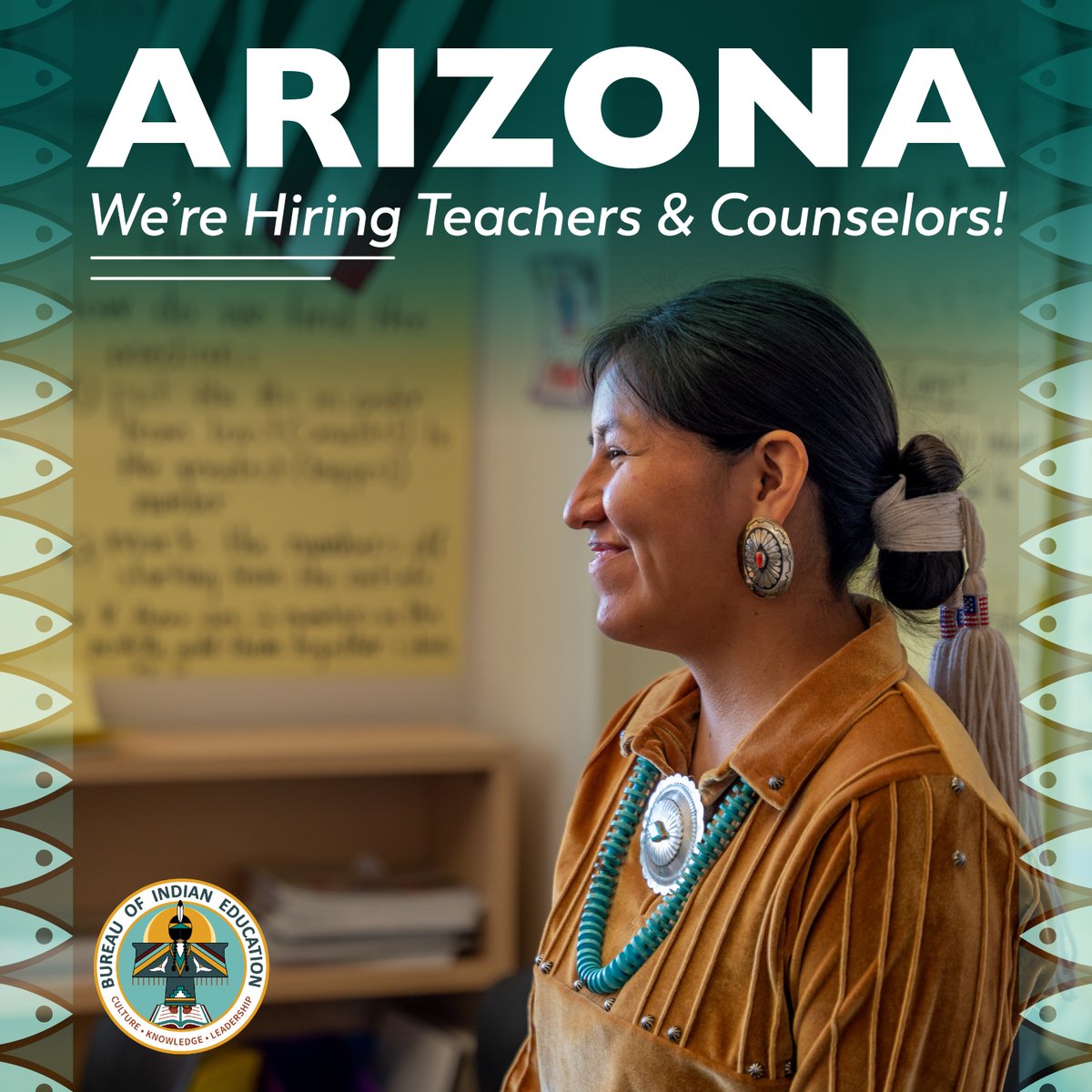 BureauIndianEdu's tweet image. 📢 Job Opportunities in Arizona! 🌵  The BIE has several open positions. Apply now! 
➡️ usajobs.gov/Search/Results…

#NativeEd