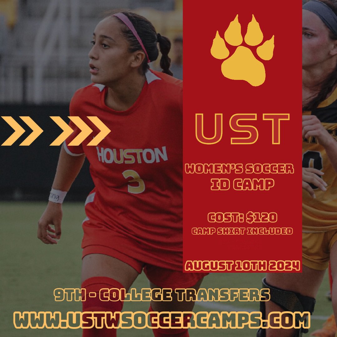Can wait for this! Who am I going to see👀 limited space available !

ustwsoccercamps.com/camps.cfm