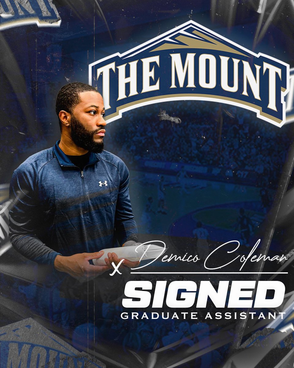 Excited to announce I’ll be joining the Mount St Mary’s coaching staff. Thank you Coach Donny Lind for the opportunity! I’m ready to get to work let’s go Mount