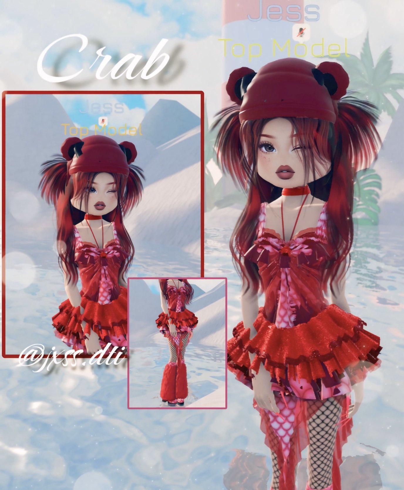 Jess ✿ ב-X: &ldquo;DTI crab outfit ! 🦀 #dti #DTI #DressToImpress @_ 
