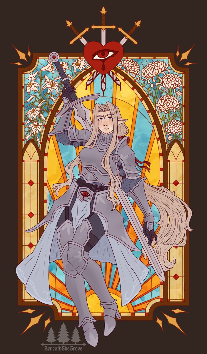 BeneathTheGrove's tweet photo. Commission for @1_0_10__ ☺️ 💙

#DnD #DnDoc #OC  #ocart #commission #commissionart https://t.co/qwYOwFFtPI