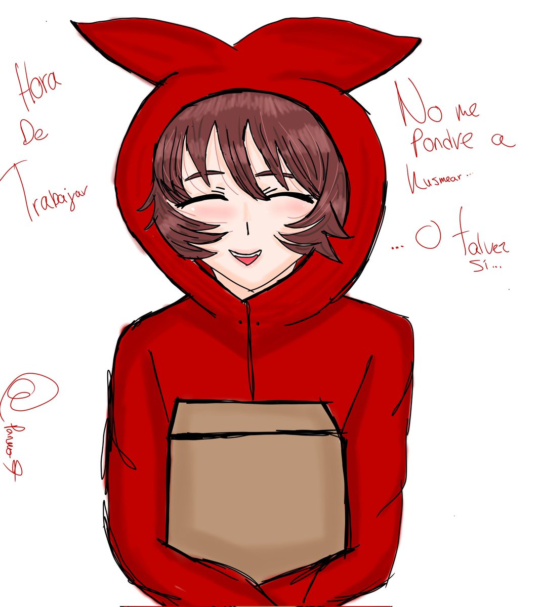 -Joshua The Postboy ❤️👀

-Esto es por lo del último vídeo de Tom the postgirl de Joshua es un fanart sencillo gracias de nuevo por el saludo 🤗

Querido el rojo te sienta tan bien 💅🏻