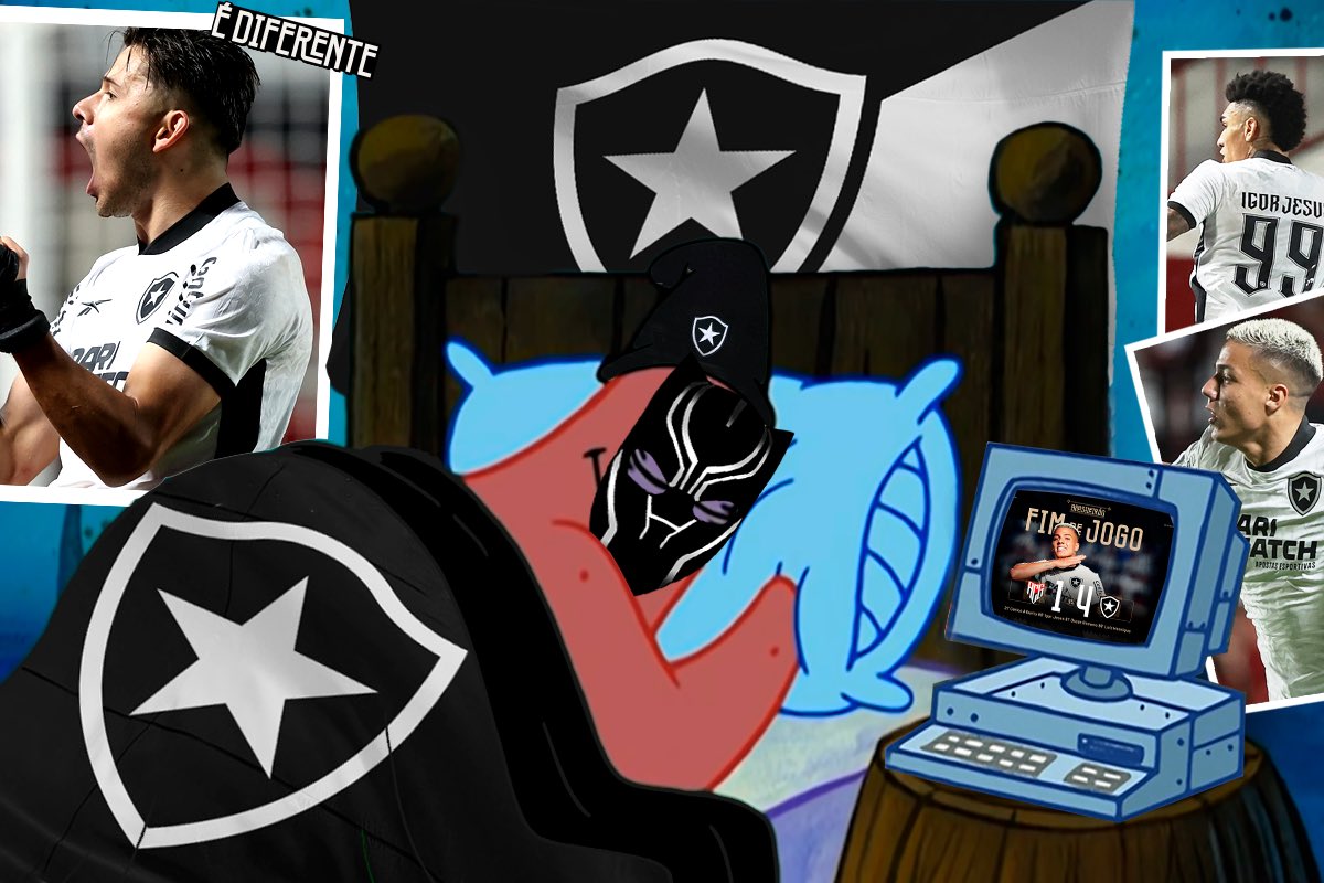 Botafogo's tweet photo. A mimir ou sabadou, tropa? Sei que eu fuuuuuuuui 🤣👀 https://t.co/24Zm4QtNka