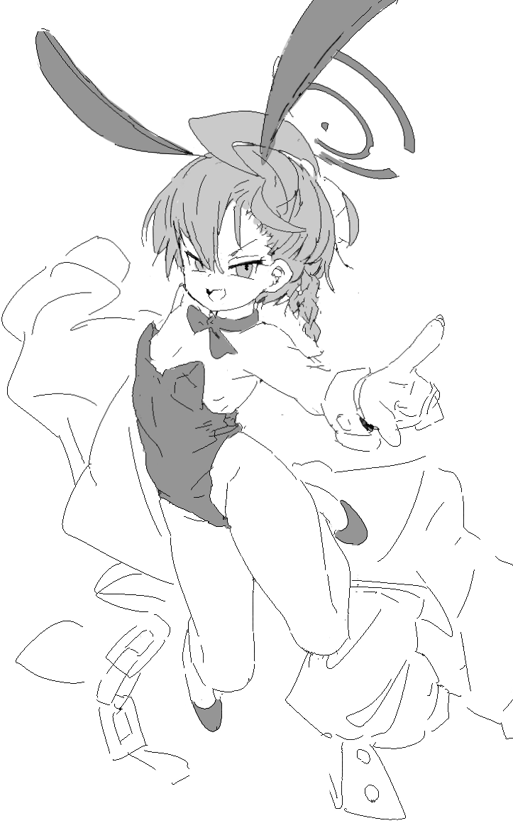 higu_shi's tweet image. Neru! 🐰