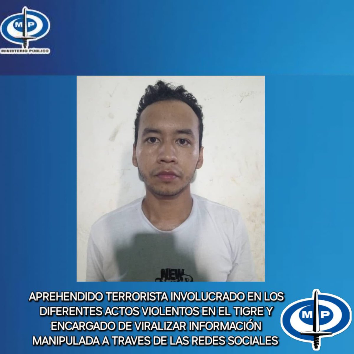 #URGENTE ‼️ ELEANGER NAVAS (Creador de Contenidos) fue detenido por el Régimen en #ELTIGRE #Anzoategui y es acusado de Terrorista.