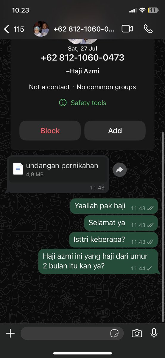 Hobi: ngeladenin penipu