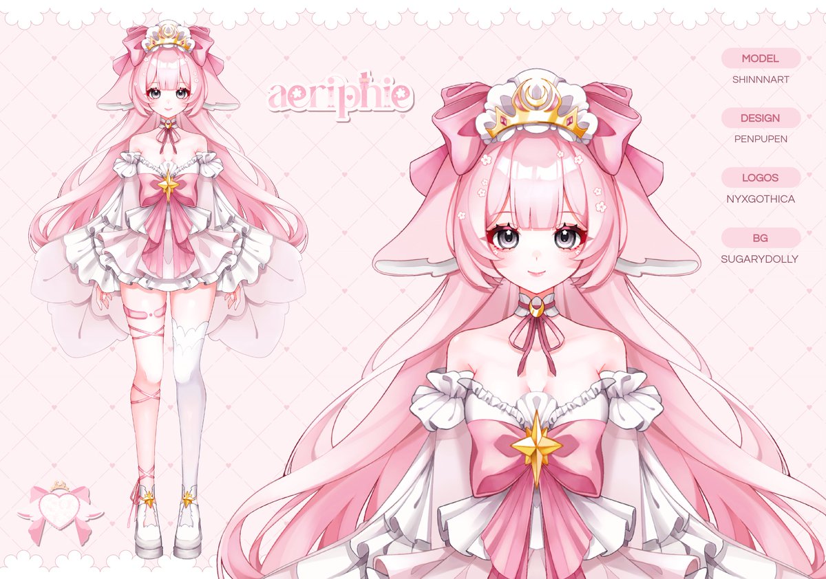 aeriphie's tweet image. ˗ˏˋ ꒰ model reveal ꒱ ˎˊ˗
finally revealing my wonderful model bcs she's almost done 💗
model & rig by「 shinnnart 」
༘⋆ marks ‣ 🎀🌟
༘⋆ art tag ‣ #aeritelier
✧ twitch.tv/aeriphie
✧ aeriphie.carrd.co
#vtuber · #envtuber · #vtuberuprising