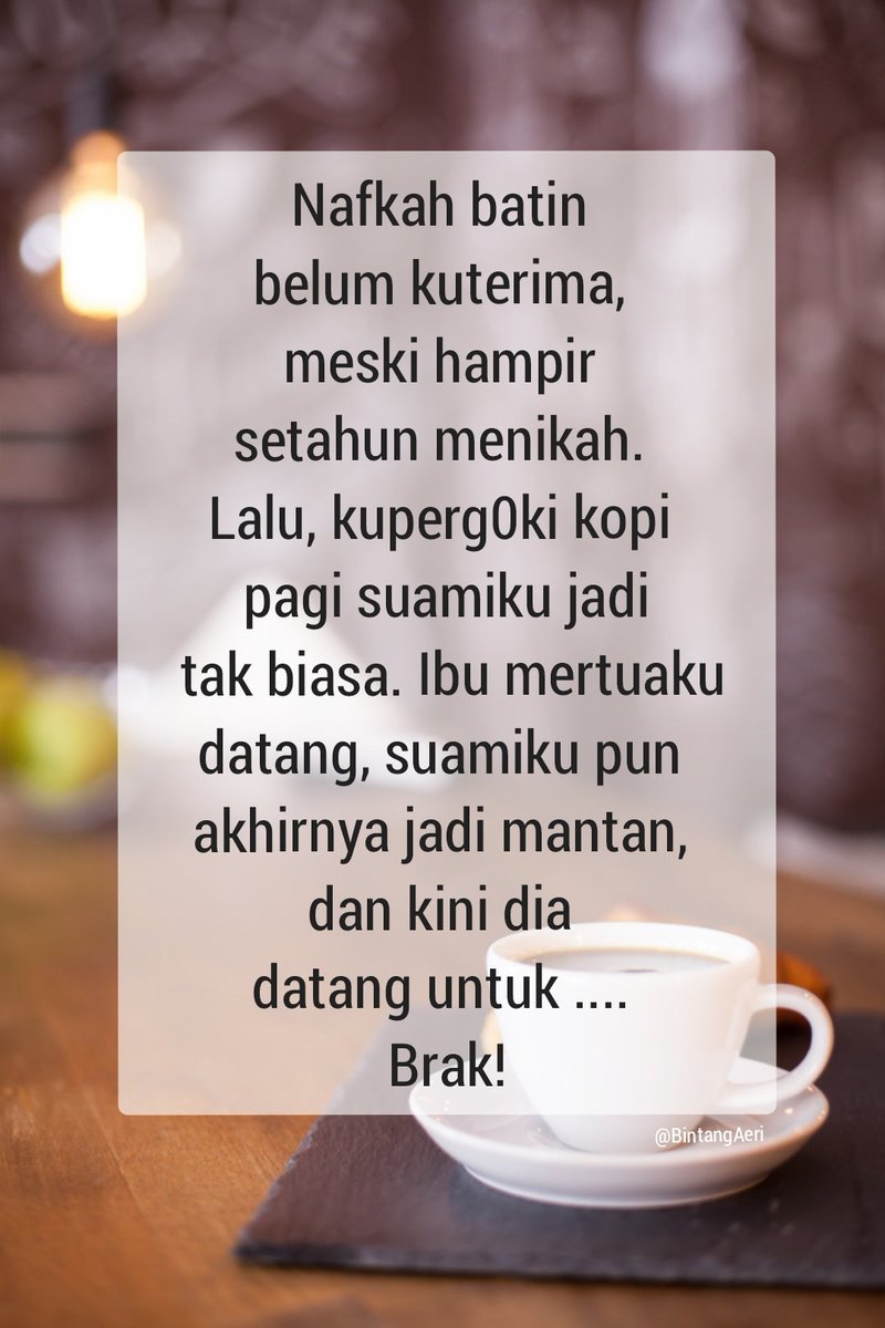 Story_Aeri's tweet photo. Minggu Pagiii Nyuci Nyetrika? No! Aku justru kedatangan mantan suamiku. Usai menggebrak meja kedai kopi, aku dijuluki wanita mur*han, dan dituduh ....

- a thread - 

#LoveStory #pov #kopidinginsuamiku #ceritakbm https://t.co/CjVyvjAQZK