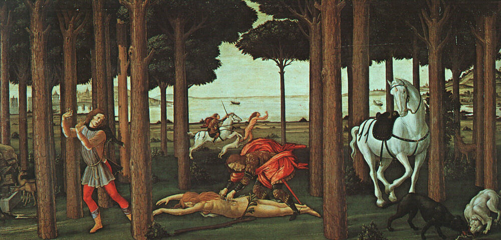 artbotticelli's tweet photo. The Story of Nastagio https://t.co/gMQJrTPnDx https://t.co/KUVhXgDXQv