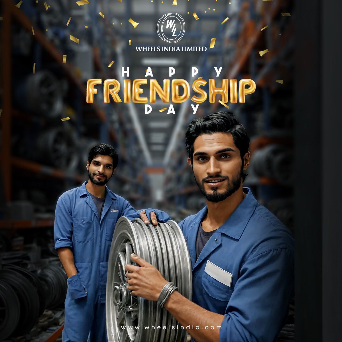 WheelsIndiaLtd's tweet photo. Let’s cherish the friendships that make our lives smoother and more enjoyable. Wishing you a Happy Friendship Day from Wheels India!

#wheelsindia #wheels #corporate #friendshipday #friendship https://t.co/TXK1XNBHxx