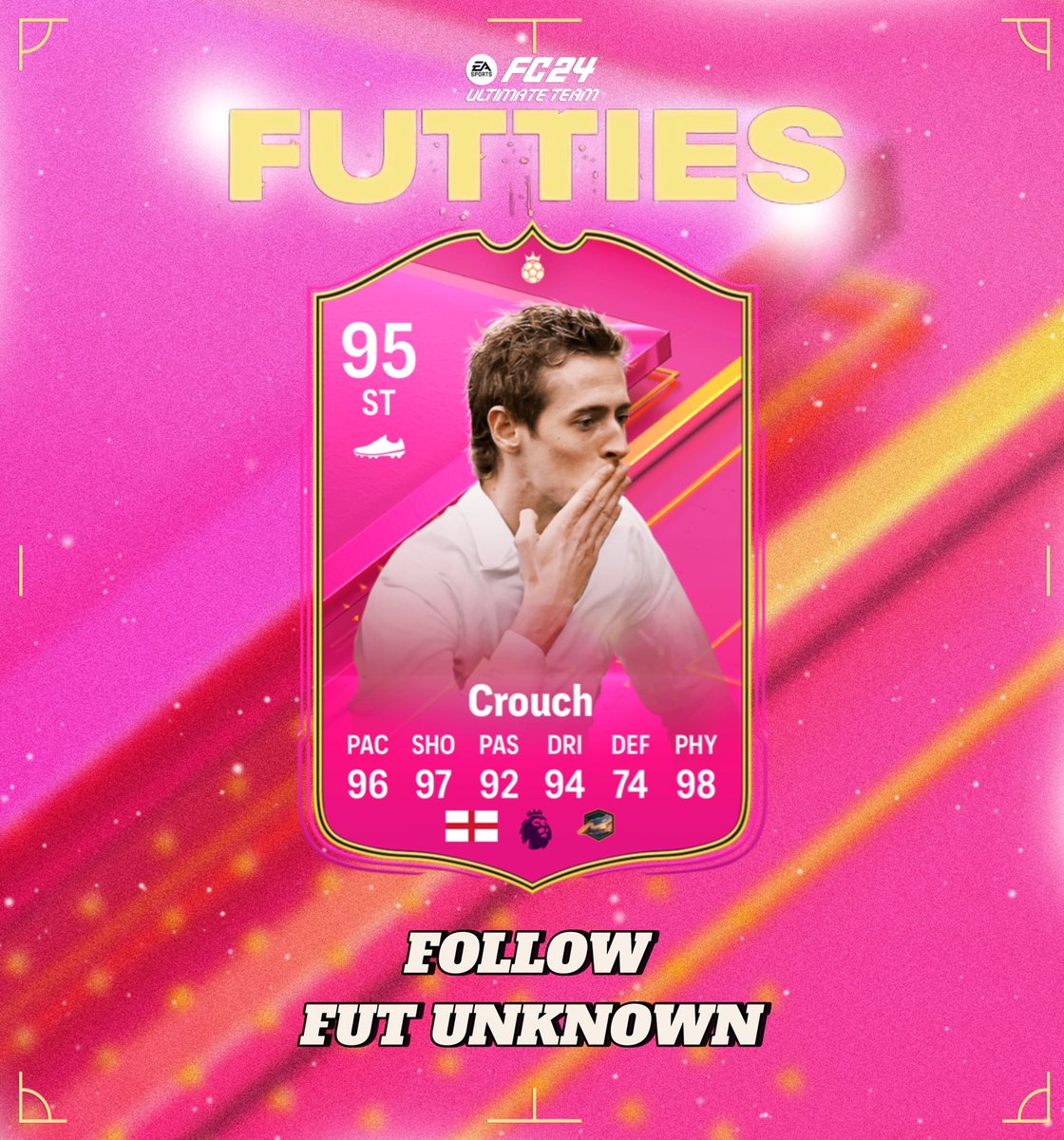 FutHorizon24's tweet photo. 🚨Peter crouch🏴󠁧󠁢󠁥󠁮󠁧󠁿🚨
Peter crouch is set to come out 🔜 
(STATS ARE PREDICTED)
#eafc https://t.co/SZlBy6aRxa