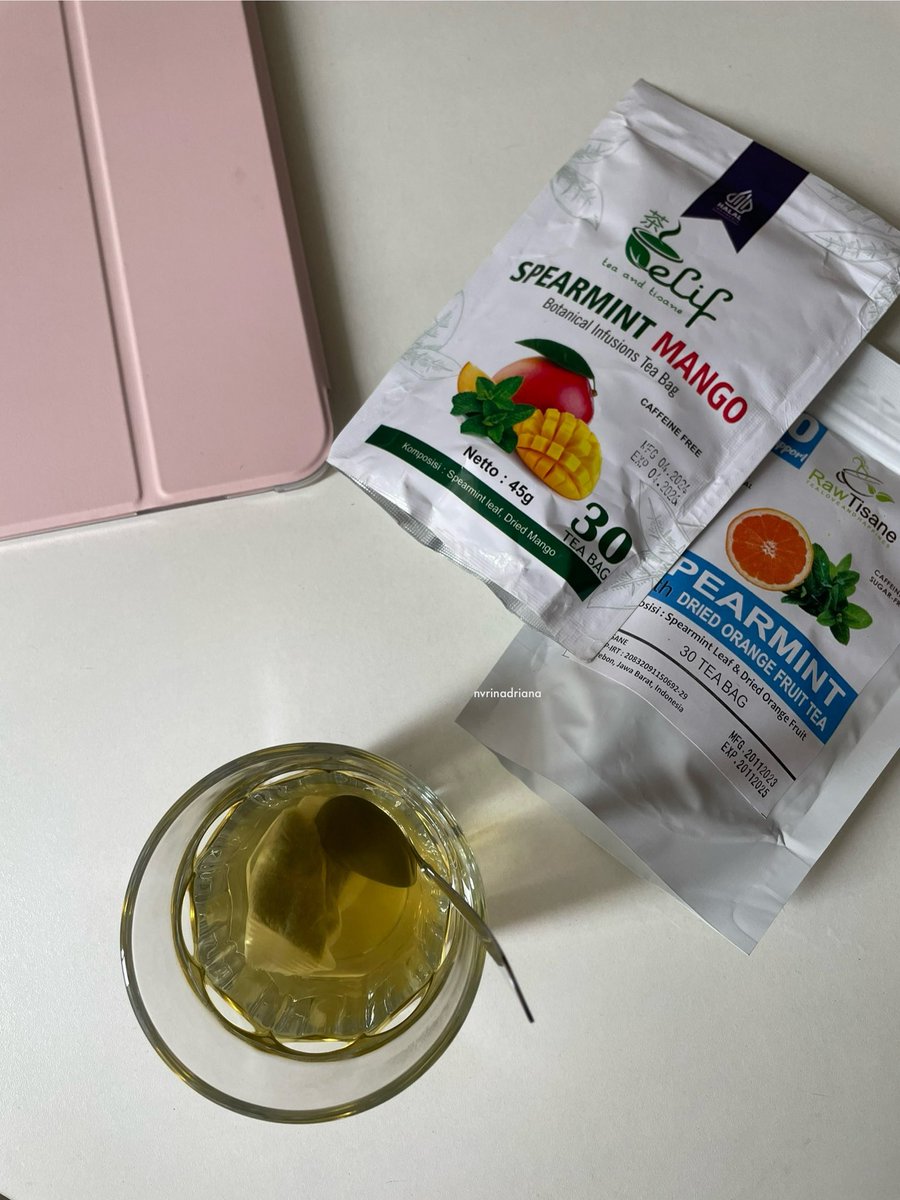 Girls, if you’re struggling with acne &amp; breakouts, start drinking spearmint tea now.

I baru minum sebulan. Jerawat susah naik, tidur malam pun lena ✨