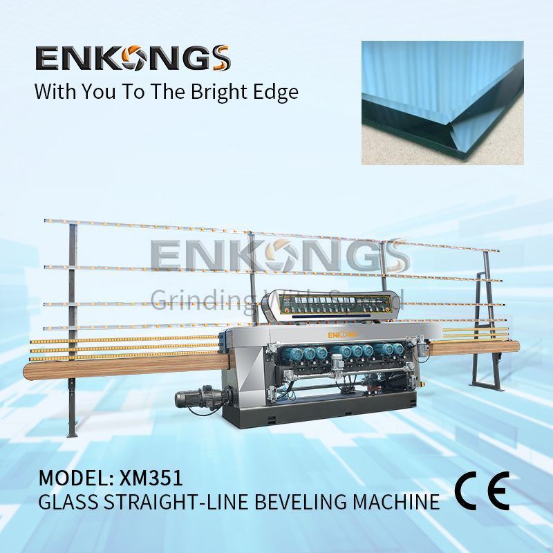 EnkongMachinery's tweet photo. CE Certificate Easy Operate Xm351 Straight-Line Glass Beveling Machine with Digital Display Control offers Great Performance. Don't miss details. #smallglassbevelingmachine #glassbevelingmachine #smallglasscuttingmachine https://t.co/c1E1dJO0Ne