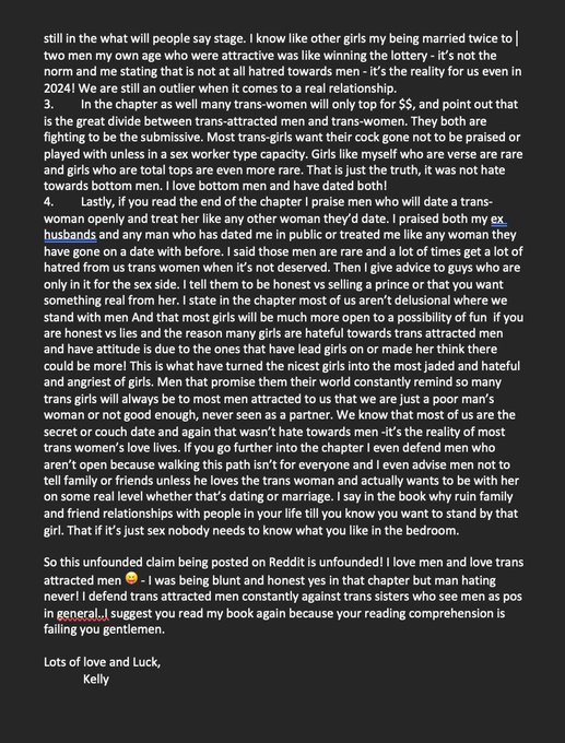 Sorry it took so long - My response to the reddit users tearing my chapter apart in my book and saying