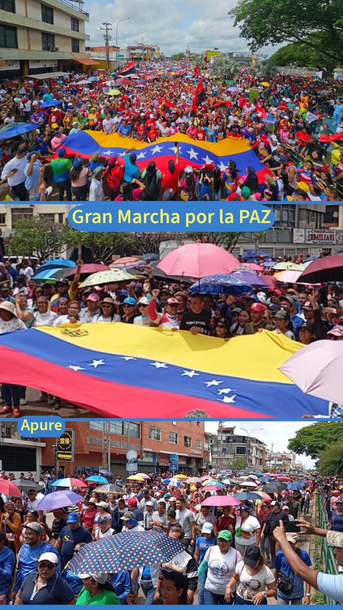 CARPIOJOEL's tweet photo. Hoy 3 de Agosto 2024 los 24 Estados de Venezuela se movilizaron pará exigir a la Derecha Violenta y golpista, al gobierno de EEUU y al dueño de X Elom Musk y sus Redes Sociales que Venezuela es un país Libres, Democrático y Soberanos queremos Paz, saquen sus garras de Venezuela🤷 https://t.co/RHZTGULS8C