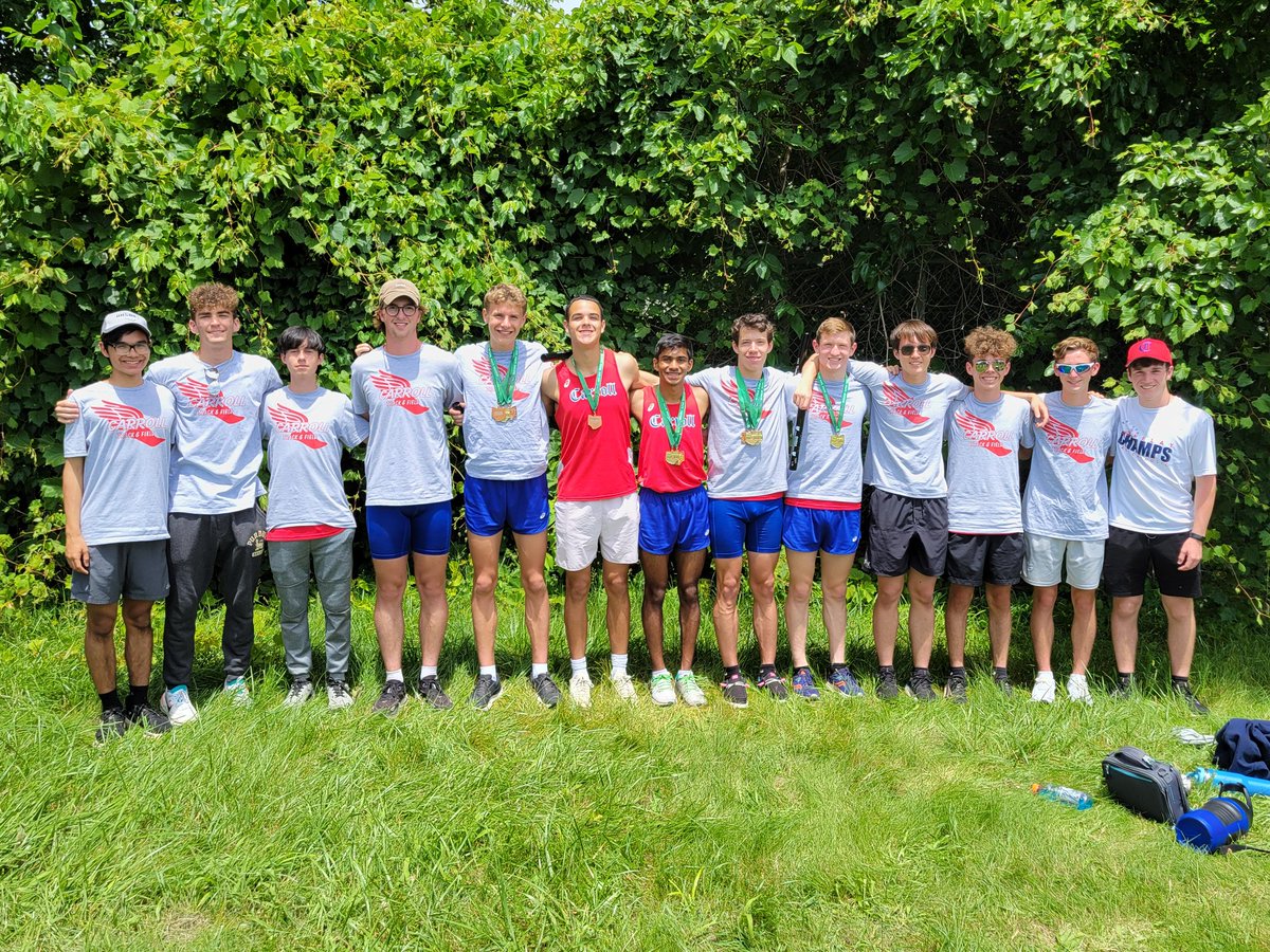 PatriotsT_F's tweet photo. Full State T&amp;F Championship Recap on FB! 16th Year in a row with Athletes at State! 2 different State Champions (Boys 4x800, 800), and 3 more events All-State (Boys 4x400, 1600; Girls 3200)!
https://t.co/sLZ7zZnWpw
@CarrollAthDept @carrollpatriots @gclcoedsports @Steven_Wright_ https://t.co/JtZArPFRlG