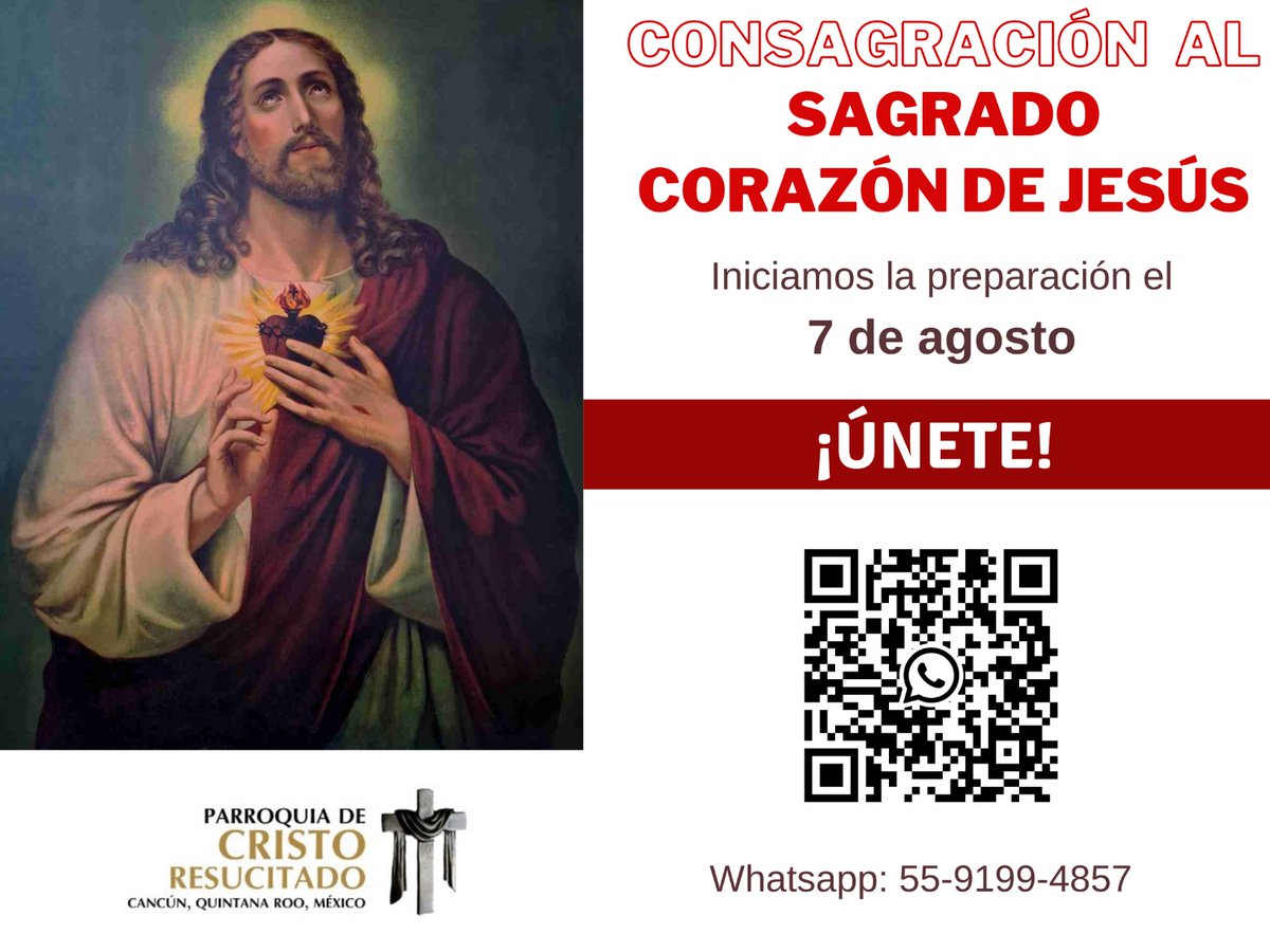 CRcancun's tweet photo. Consagración al Sagrado Corazón de Jesús 
#consagracion #sagradocoracaodejesus  #cancun  #CristoResucitado https://t.co/ybJX5YiRt9