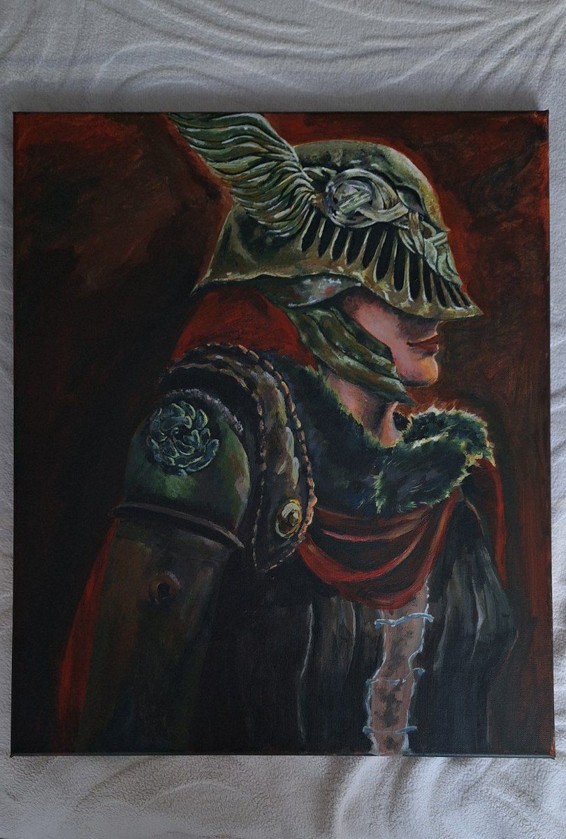 NikSSSa_'s tweet photo. my biggest and most painstaking work that I've ever done ��💕 #ELDENRING #ELDEN_RING #Soulslike #Malenia #MaleniaBladeofMiquella #art #painting #fanart #eldenringfanart #illustration https://t.co/awqzhDknog