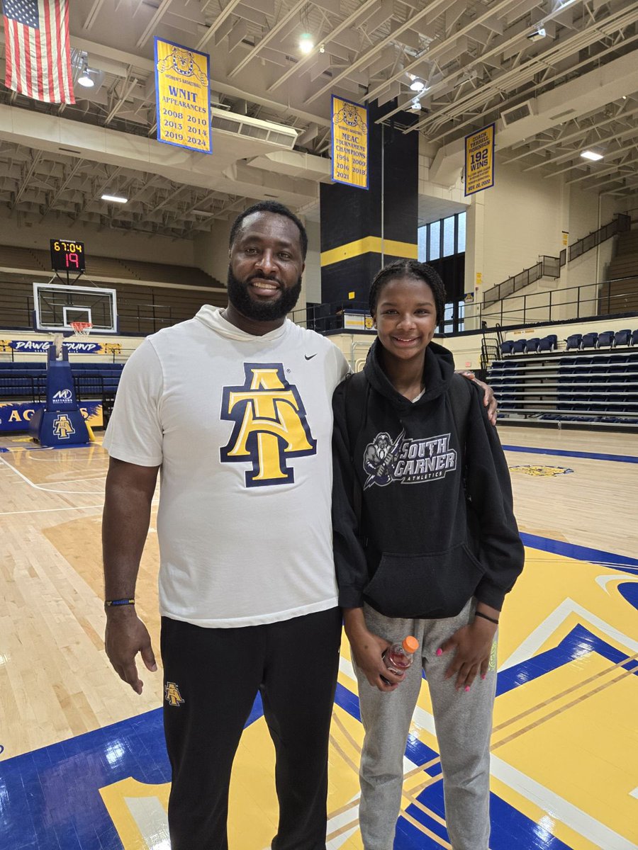 After a great elite camp, I am proud to say I have received my first D-1 offer from NCA&amp;T University!!! Thank you coach <a href="/LadyAggiesHC/">Tarrell Robinson</a> and <a href="/Coachsearp/">Shavon Earp</a> for believing in me. 1 Samuel 16:1