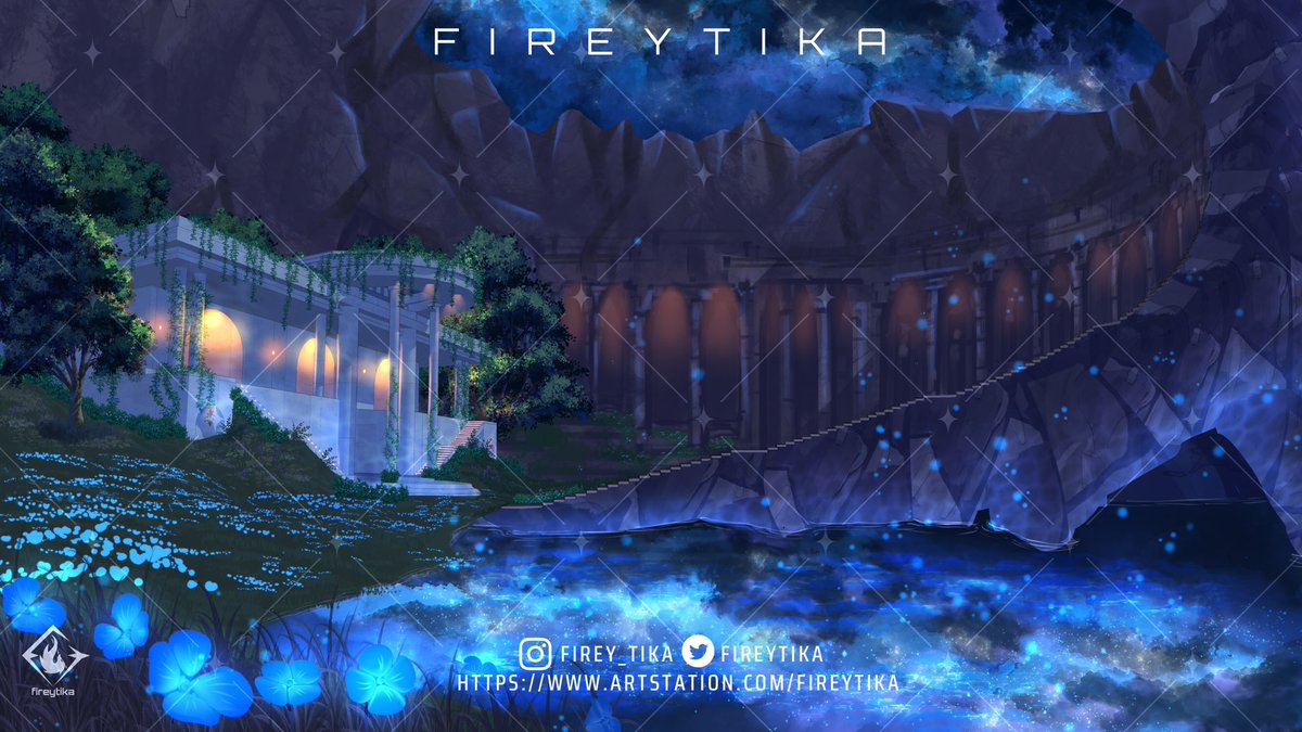 fireytika's tweet image. Helloo! I draw background art ^^