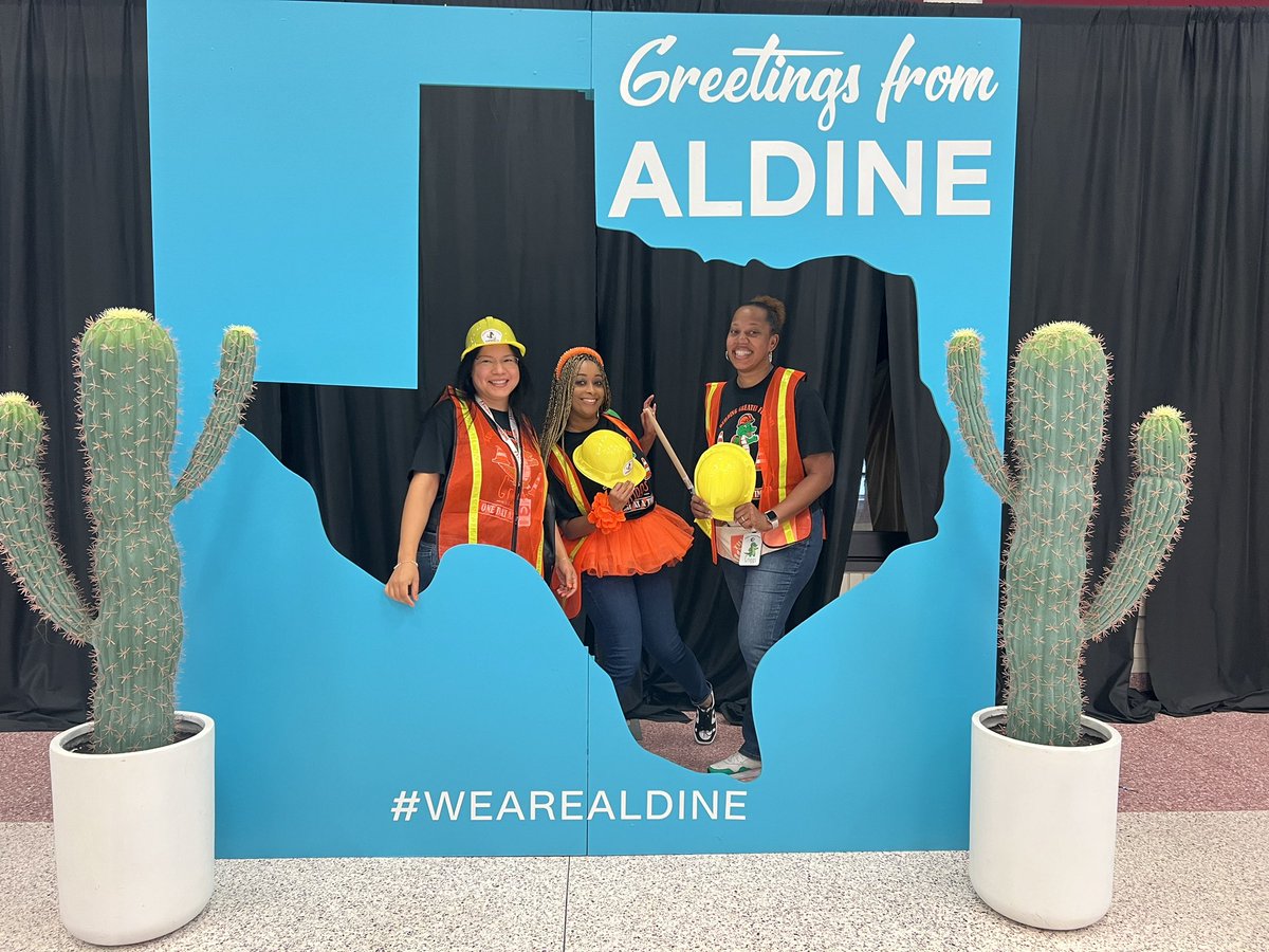 One thing <a href="/AldineISD/">Aldine ISD</a>  is going to do is have a convocation like none other! Ready to work, serve and make an #AldineImpact <a href="/Griggs_AISD/">Griggs School</a> is committed to Building Greater Futures One Day at a Time🐊💙🧡💚👷🏽🚧🧰<a href="/drgoffney/">Dr. LaTonya M. Goffney</a> <a href="/Primary_AISD/">Aldine ISD Early Learning</a> <a href="/TheRoslynPowers/">Roslyn Powers</a> @Lowery__Mills