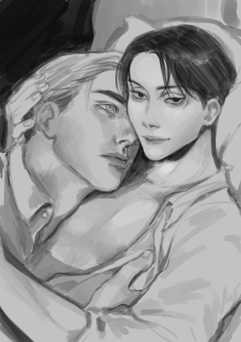 Abatar_perso's tweet photo. I'll see if I render it tomorrow, now is the time to sleep 

#eruri https://t.co/T2qrIZ99QT