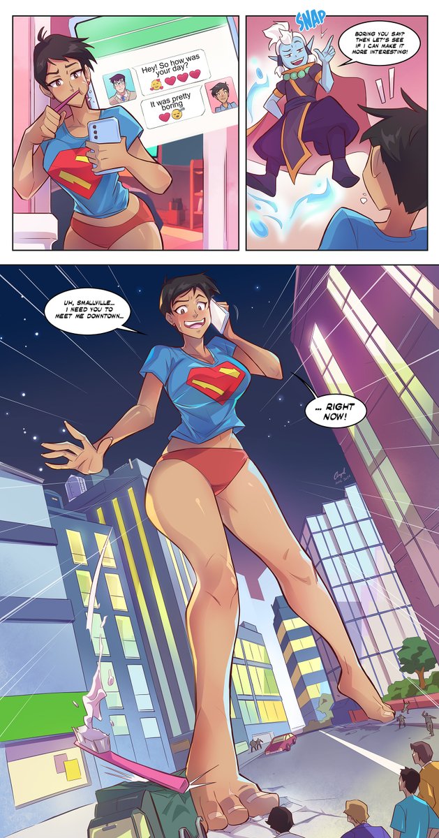 AngelStomps's tweet photo. My Adventures as a Giantess~ 😬comm for @MisterBigRed1 feat. Lois Lane from MAWS
#sizetwitter #giantess https://t.co/uroZiQfAqa