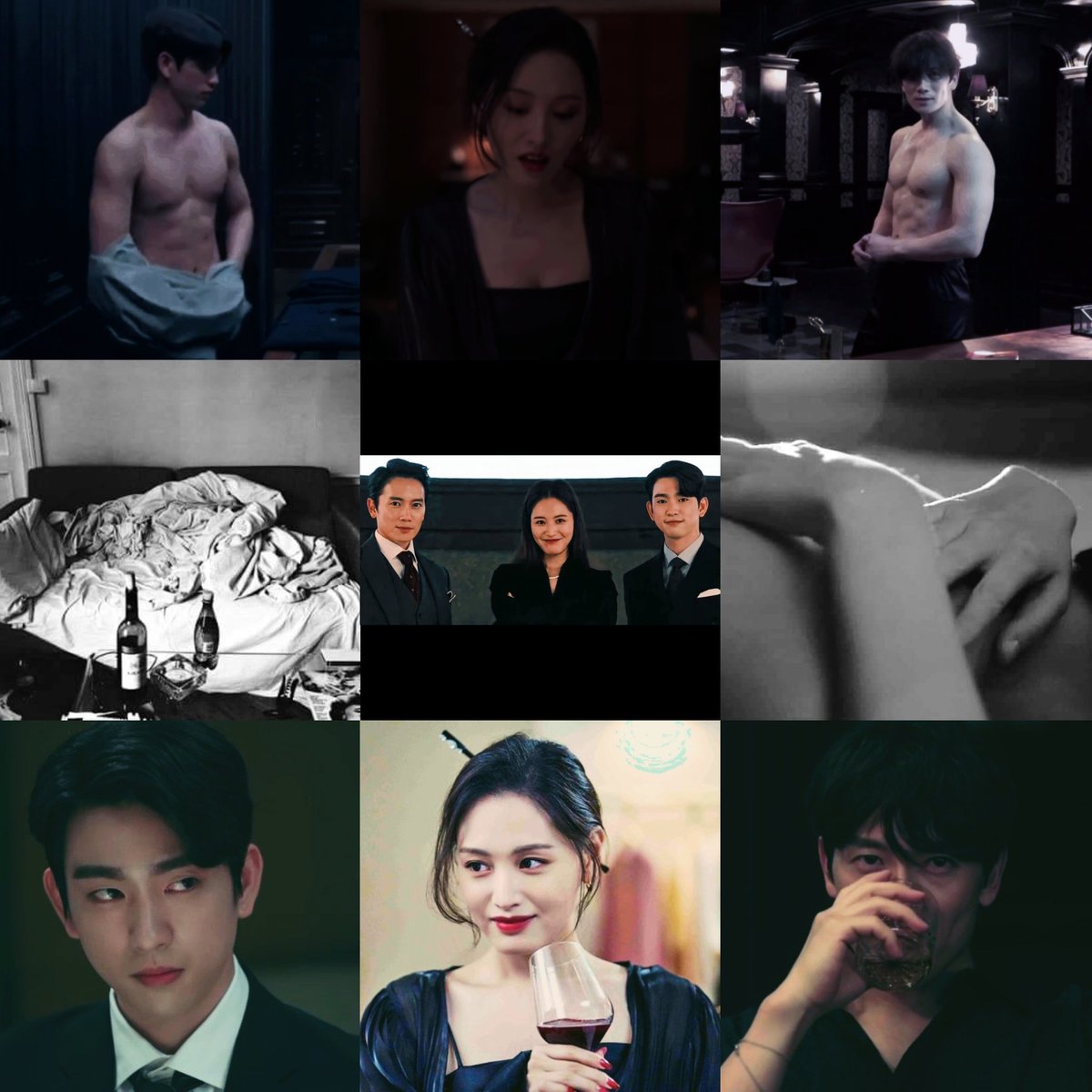 NoonaCrackhead's tweet image. Yohan moved behind her, his breath hot on her neck as he whispered, &quot;You&apos;re so beautiful.&quot;

Jinjoo felt a thrill run down her spine as his hands cupped her breasts, his thumbs playing with her erect nipples.