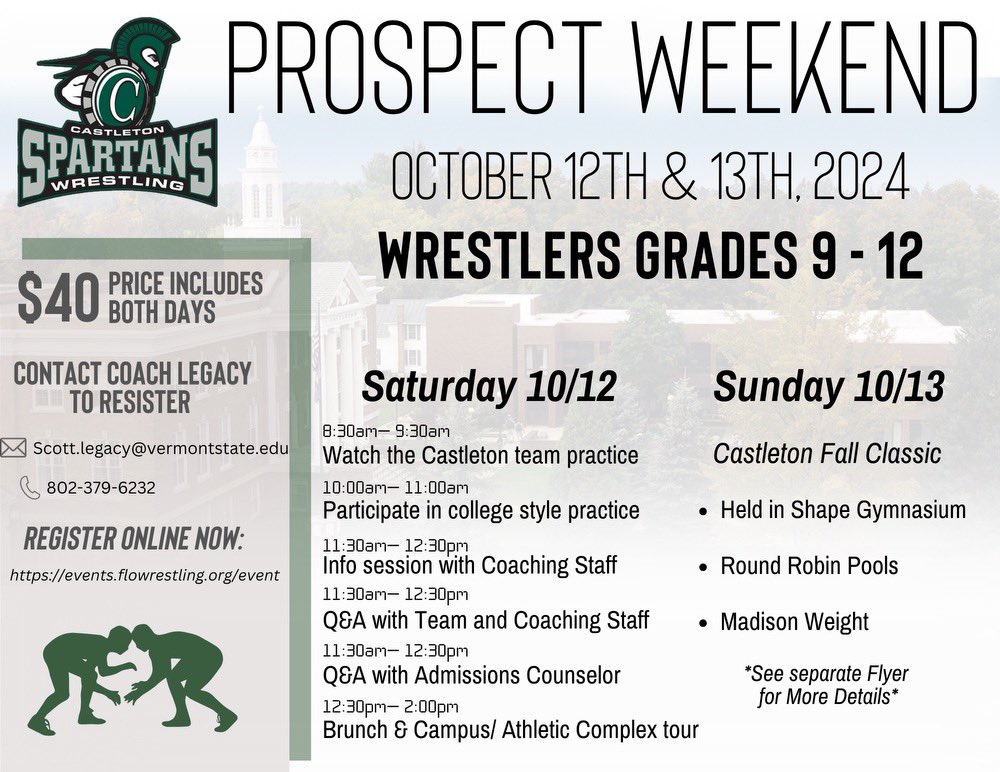 Vermont State University Castleton Wrestling tweet media
