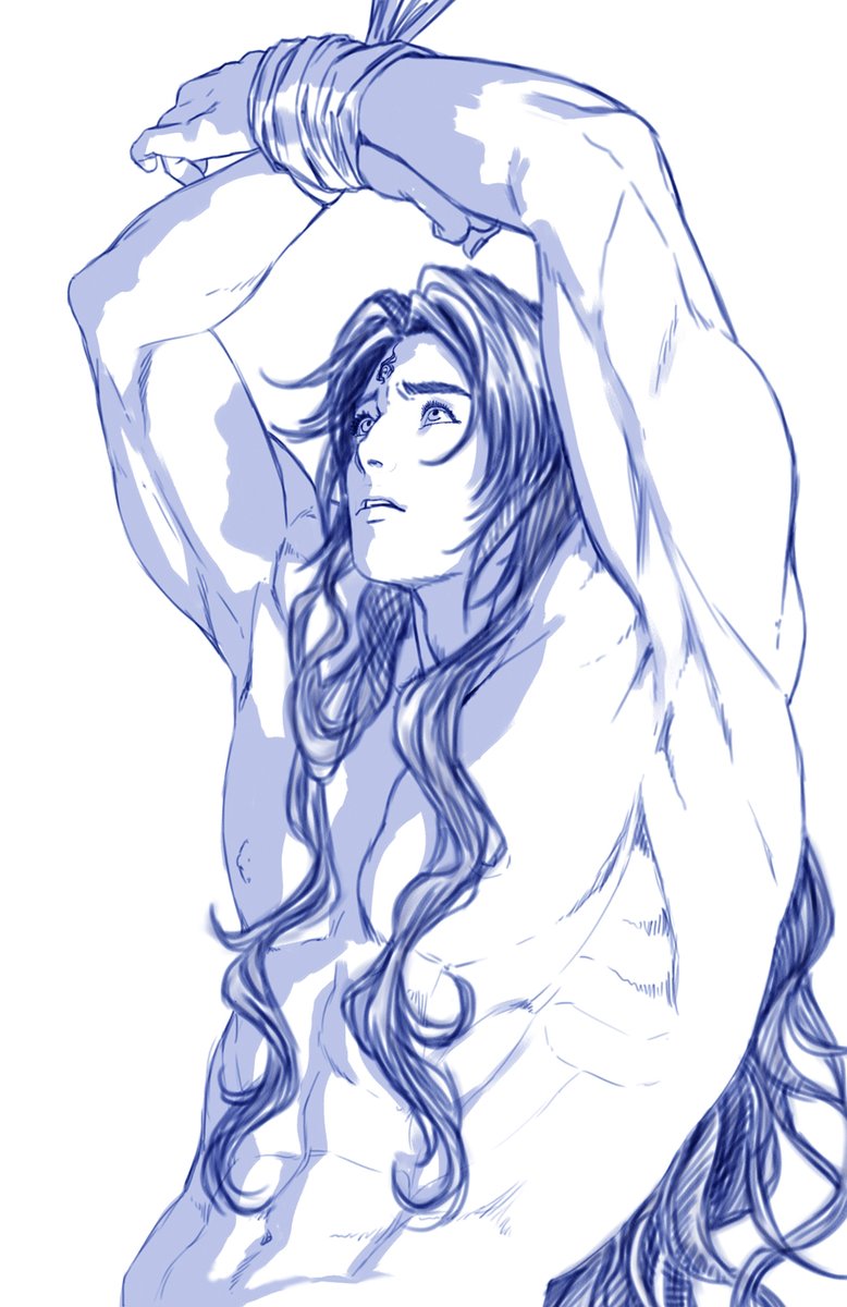 Washu_M's tweet photo. sketching #LuoBinghe tied up for Shizun... X3
I think a new nsfw is being born https://t.co/MQlUMvr0O8